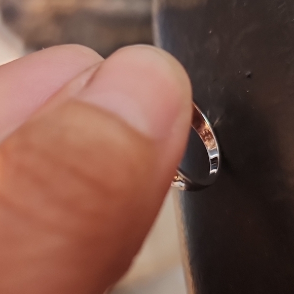 New 925 Sterling Silver Diamond Ring - Picture 7 of 7